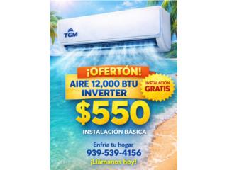 🔥 $550 A/C Inverter 12K TGM Polar 22SEER 🔥, Optimum Inverter Puerto Rico