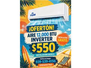 🔥 $550 A/C Inverter 12K TGM Polar 22SEER 🔥, Optimum Inverter Puerto Rico