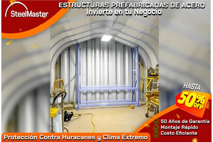 **SteelMaster - Hangares Prefabricados**, Puerto Rico