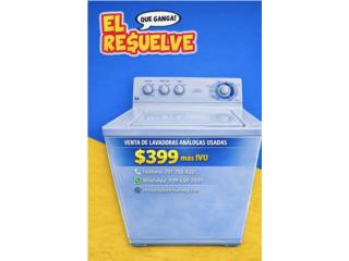 Lavadoras Analogas , El Resuelve Puerto Rico
