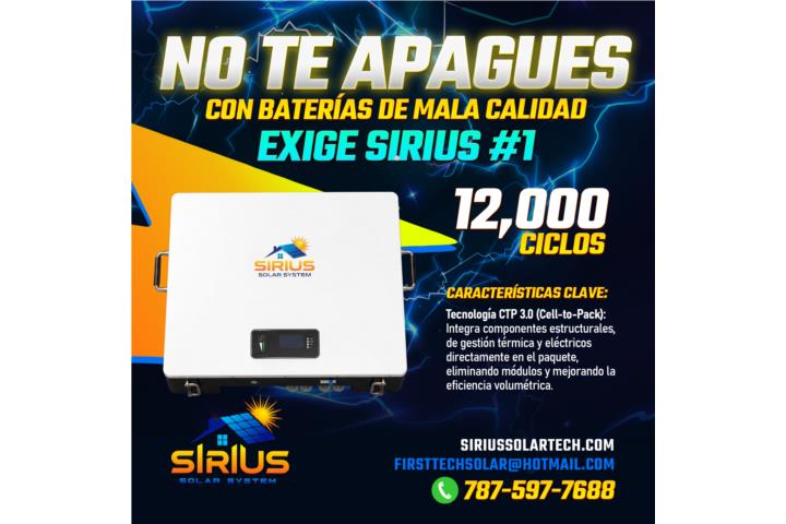 Bateria 10.2k LFP 12,000 ciclos