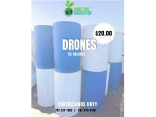 Tanques de agua. Drones de 55 gls. , RAMIREZ AGROINDUSTRIES CORP. Puerto Rico