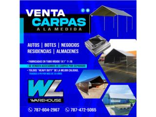 Carpas y toldos / calidad industrial , Wlwarehouse  Puerto Rico