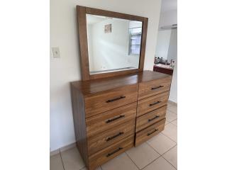 Dresser Brown + Espejo APROVECHA, Venta de Muebles Puerto Rico