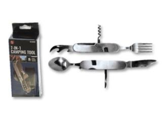 MULTI TOOL UTENSILIOS PARA COMER CAMPING, Puerto Rico