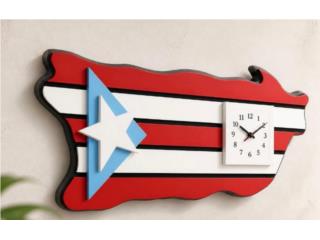 Mapa con el Reloj, Ra�ces Tu Boriken Puerto Rico