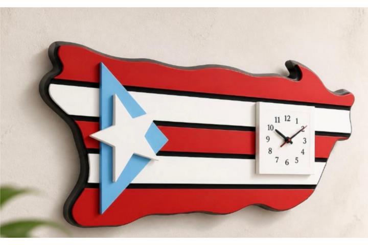 Mapa con el Reloj, Puerto Rico