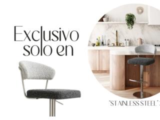 Stools en Stainless Steel, JM DECOR / www.jmdecor.net Puerto Rico