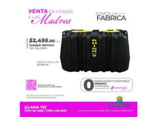 TANQUE SEPTICO 750 GALONES - Puerto Rico Clasificados