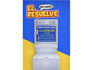 Lavadoras Combo de gas y/o el�ctricas, El Resuelve Puerto Rico