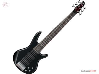Bajo Ibanez 6 cuerdas negro