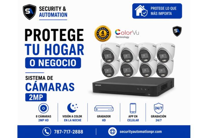8 Camaras Epcom Sin Contrato