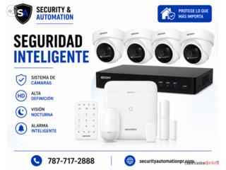  Camaras color vu y Alarma sin Contrato, Security & Automation  Puerto Rico