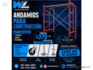 Andamios construcci�n , Wlwarehouse  Puerto Rico