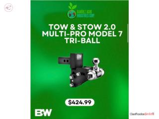 Tow & Stow 2.0 Multipro Model 7 Tri Ball Pega, RAMIREZ AGROINDUSTRIES CORP. Puerto Rico