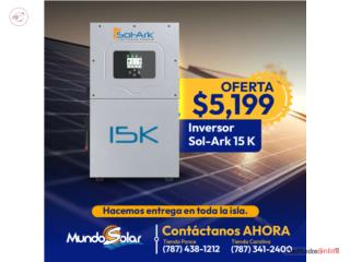 Oferta inversor Sol-Ark 15 K,  Mundo Solar, Inc. Puerto Rico