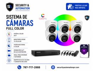Camaras con vision a color , Security & Automation  Puerto Rico