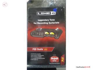 Line 6 POD Studio UX2 interface grabacion, La Antorcha Music arecibo Puerto Rico