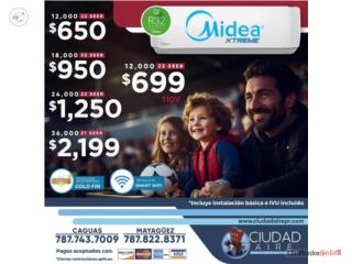 LINEA FULL MIDEA UP TO 42 SEER - Puerto Rico Clasificados