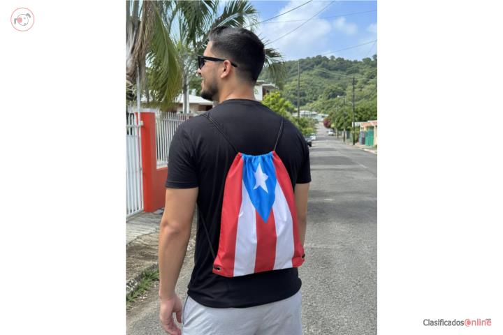 BACK PACK CON BANDERA DE PUERTO RICO, Puerto Rico