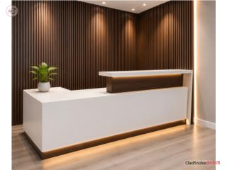 RECEPCIONES FABRICADAS A LA MEDIDA, AMBITEK FURNITURE Puerto Rico
