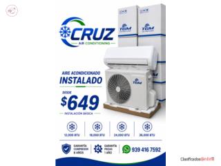Aire acondicionado TGM 12000 BTU instalado!, Cruz Air Conditioning Puerto Rico