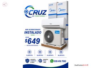 Aire acondicionado Midea , Cruz Air Conditioning Puerto Rico