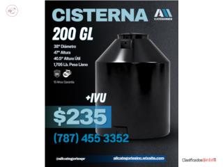 Cisterna de 200 Gls. 235.00 WOW!, ALL CATEGORIES INC. Puerto Rico