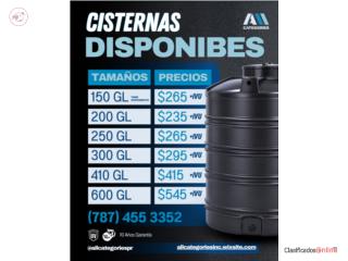 Cisternas desde 150Gls. a 600 Gls. , ALL CATEGORIES INC. Puerto Rico