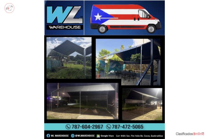 Carpas / Súper HD / industriales 2 aguas , Puerto Rico