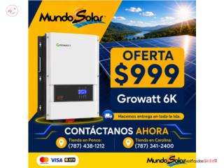 Inversor Growatt 6 K $999 - Puerto Rico Clasificados