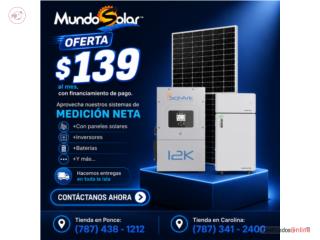 Sistema de medici�n neta desde $139 al mes - Puerto Rico Clasificados