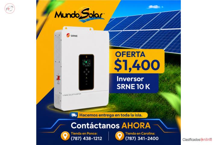 Sistema Solar Back Up 10 placas 550W -inv 12K