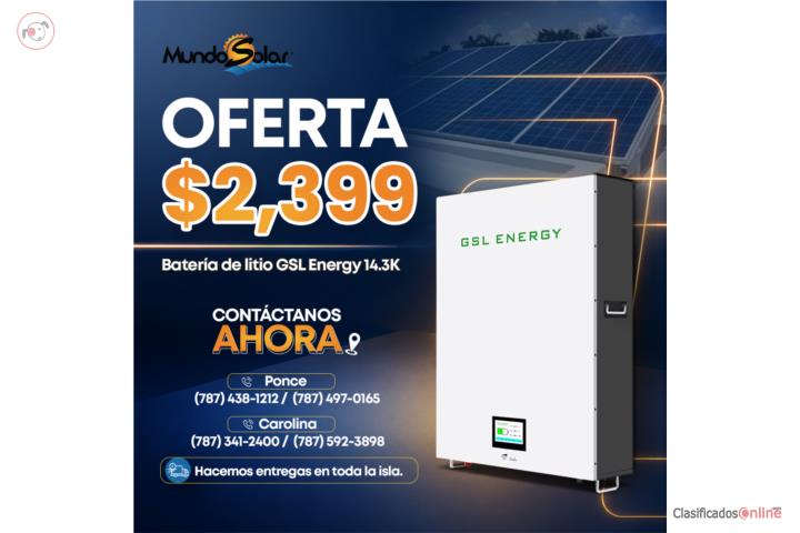 Starting Kit $5,900  8 paneles 430W