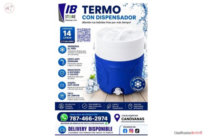DISPENSADOR DE AGUA TIPO COOLER DE 3.7 GAL, Puerto Rico