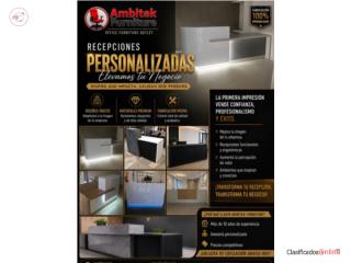Cata�o Puerto Rico Equipo Comercial-Restaurantes y Cocinas, FABRICAMOS RECEPCIONES A LA MEDIDA