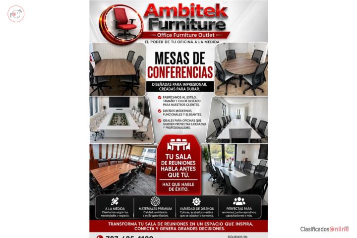 FABRICAMOS MESAS DE CONFERENCIA