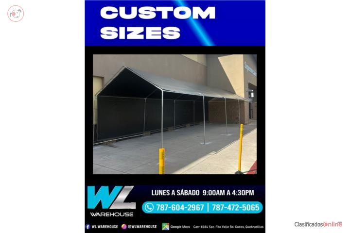 Carpas Comerciales / 2 aguas , Puerto Rico