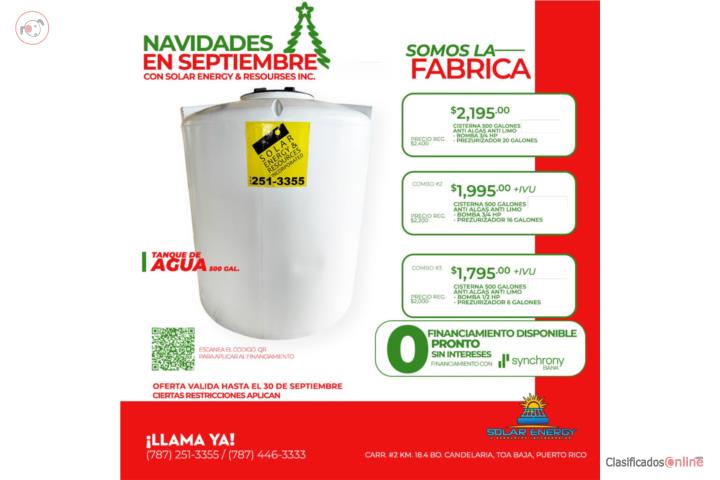 # 1 CISTERNAS DE AGUA