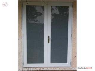 Puertas Dobles Full Glas y/o Full view 60x96 - Puerto Rico Clasificados