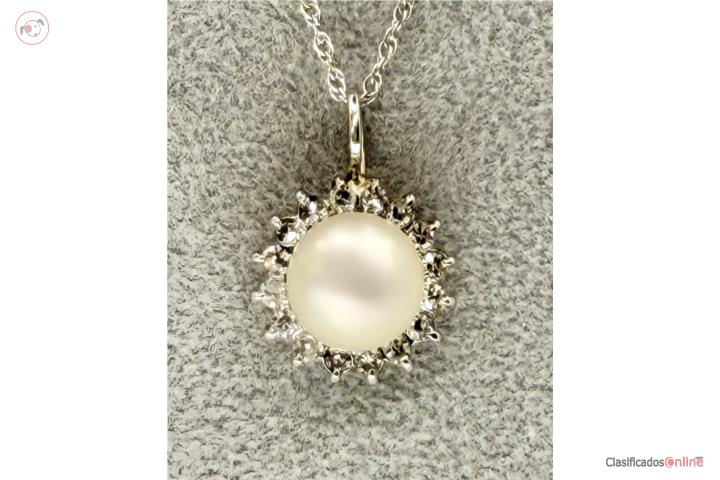 PERLA 8 BRILLANTES 18KT, Puerto Rico