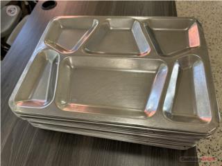 Bandejas servir alimentos aluminio y pl�stico, Equipo Comercial / Educativo Puerto Rico