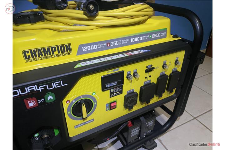 Champion generator duelfuel 12000W/9500 ~new, Puerto Rico