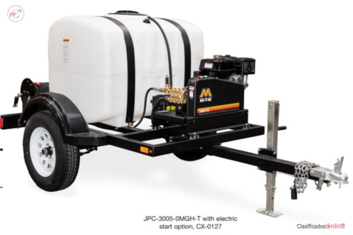 Hot Water P.Washer Trailer 3,000 PSI Config, Puerto Rico