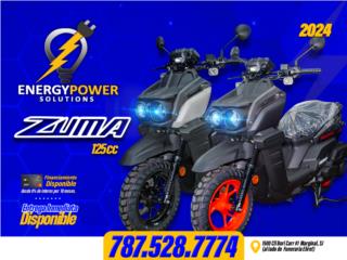 YAMAHA ZUMA 125CC 2024, Energy Power Solution Motoras Puerto Rico