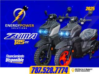 Yamaha Zuma 125cc 2025, Energy Power Solution Motoras Puerto Rico