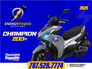 Champion 200cc 2025, Energy Power Solution Motoras Puerto Rico