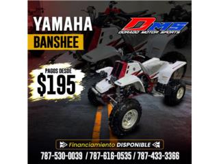 YAMAHA BANSHEE COLOR BLANCO, Dorado Motor Sport Puerto Rico