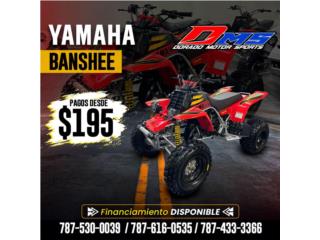 YAMAHA BANSHEE COLOR ROJO, Dorado Motor Sport Puerto Rico