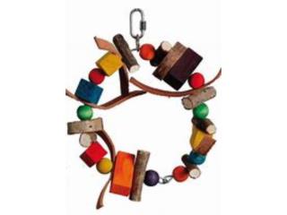 COLUMPIO CON MADERA Y CUERO PARA AVES!!!, OUTLET PET CENTER & CENTRO AGRICOLA
